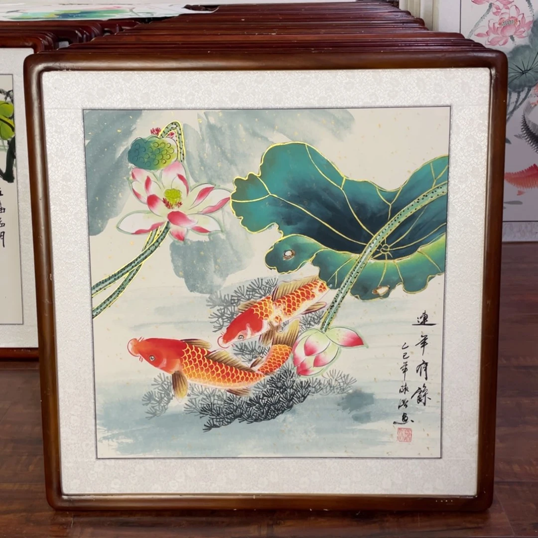 国画带框尺寸63*63厘米