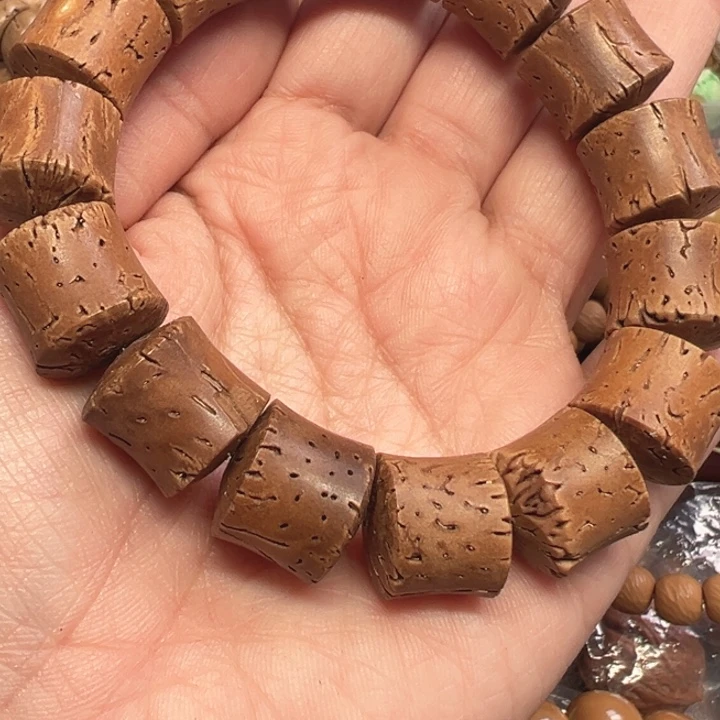 龙纹桃手串竹节福利