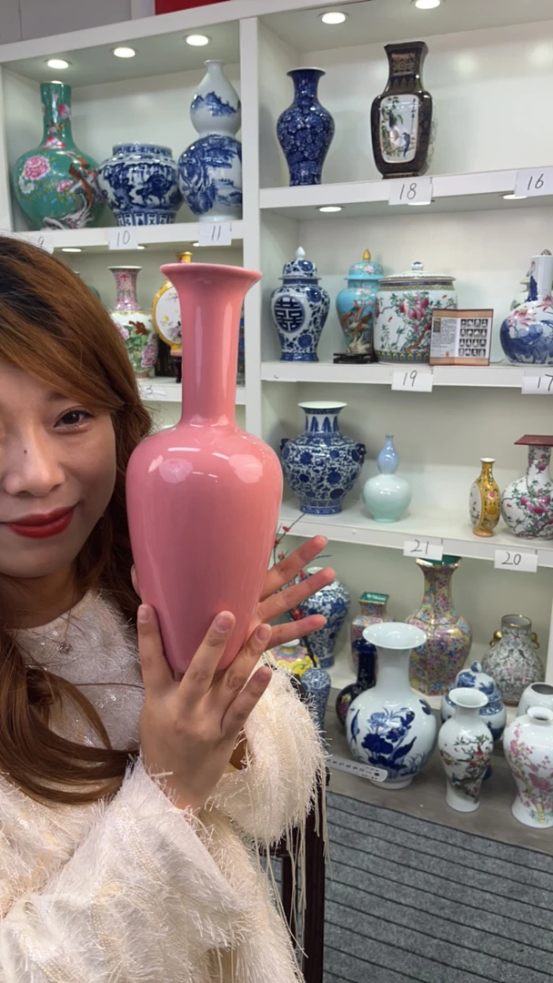 景德镇高温陶瓷摆件花瓶 福利