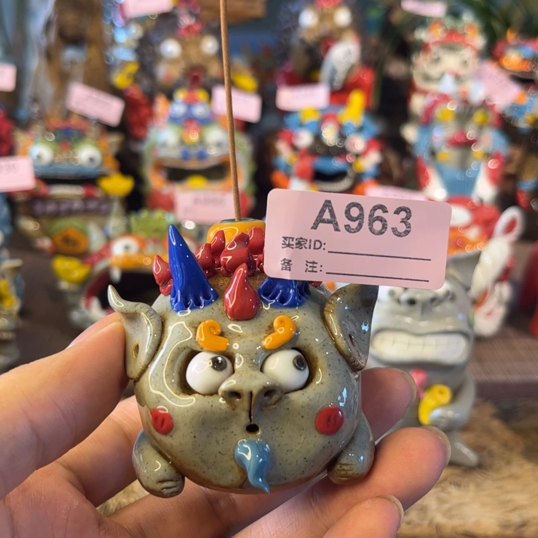 泥塑纯手工茶宠摆件