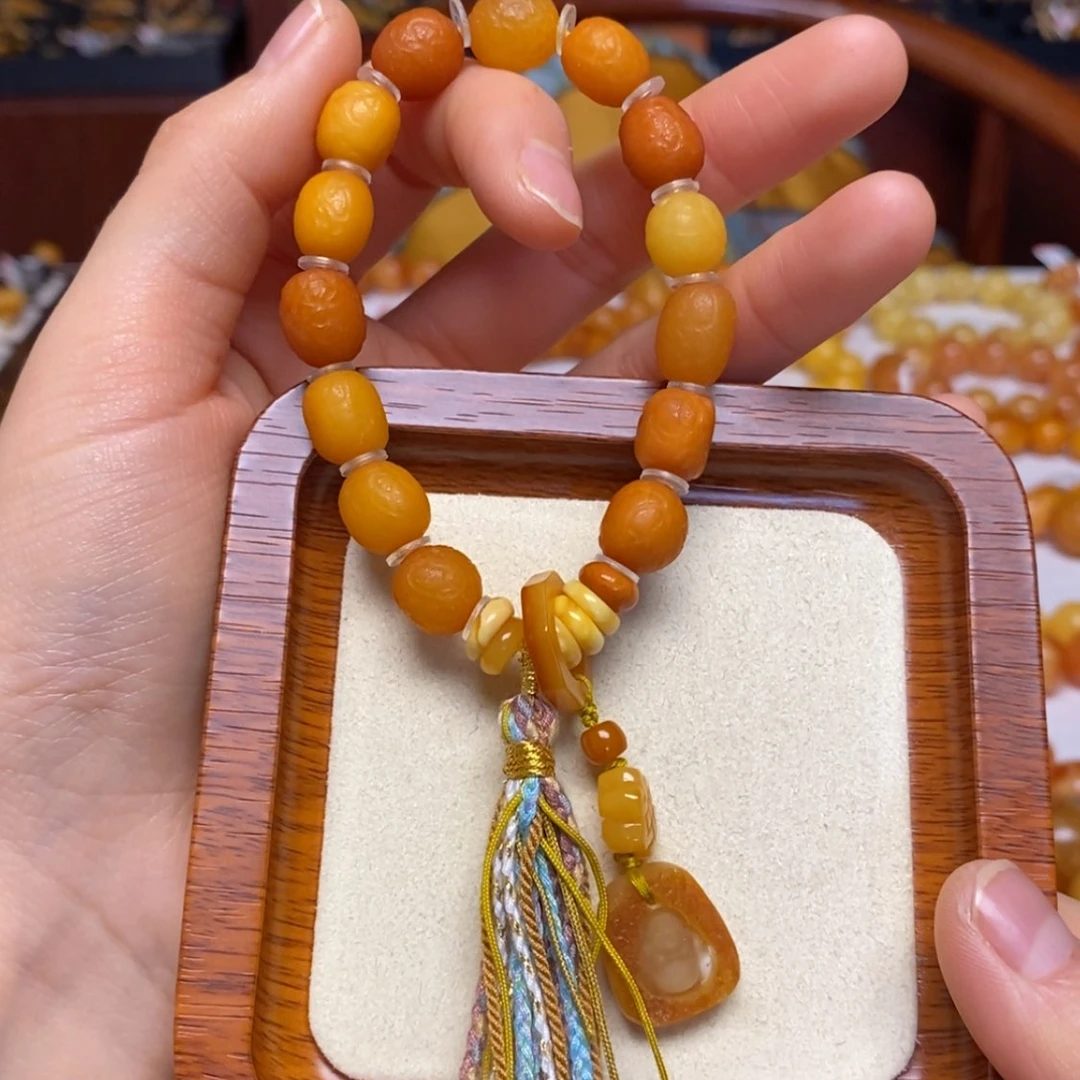 【闪购商品】蜜蜡手链未镶嵌手串