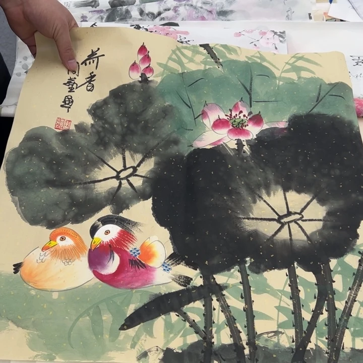 国画国画纯手绘作品