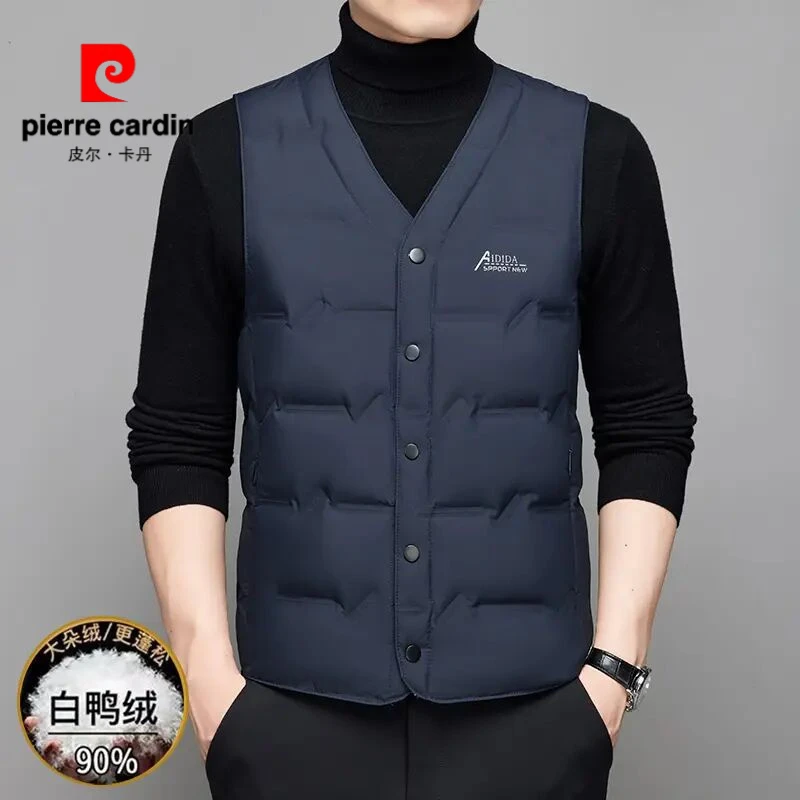 秋冬季男款蓬松羽绒服羽绒马甲保暖白鸭绒内穿外穿马甲背心大码