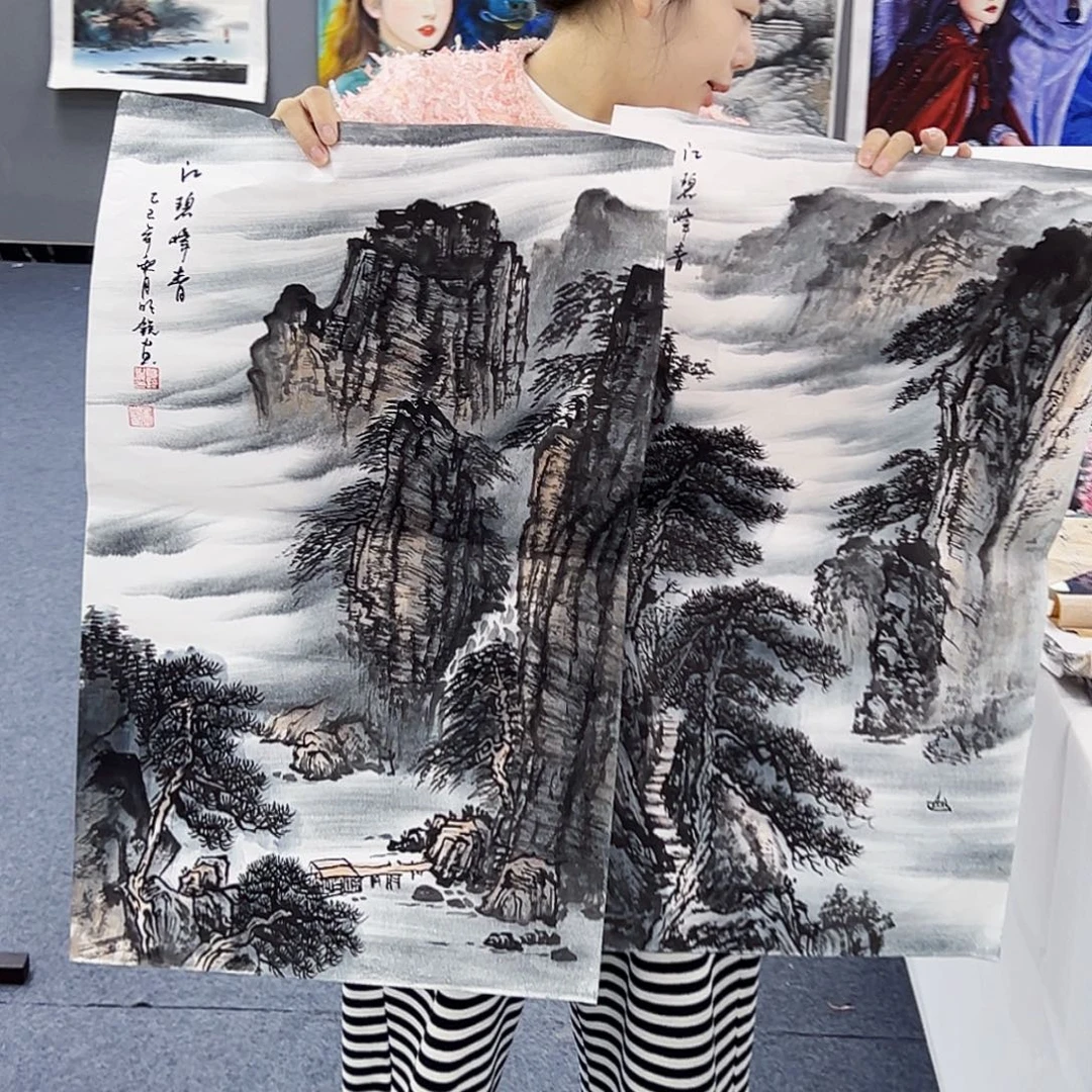 国画事事顺心如意万事