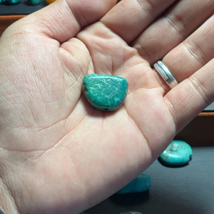 叫***。非金属大理石精美的老藏松吊坠