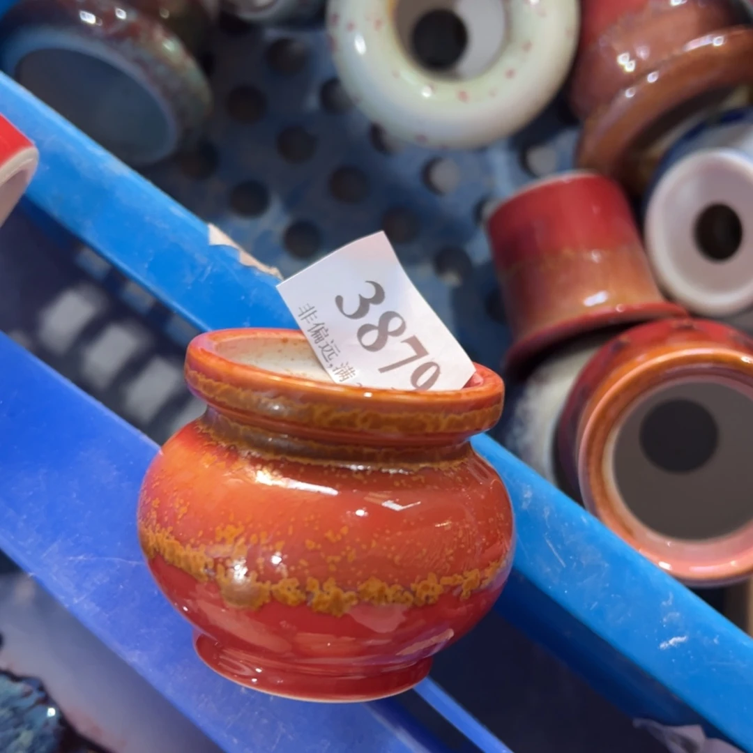 红陶景德镇手工花盆