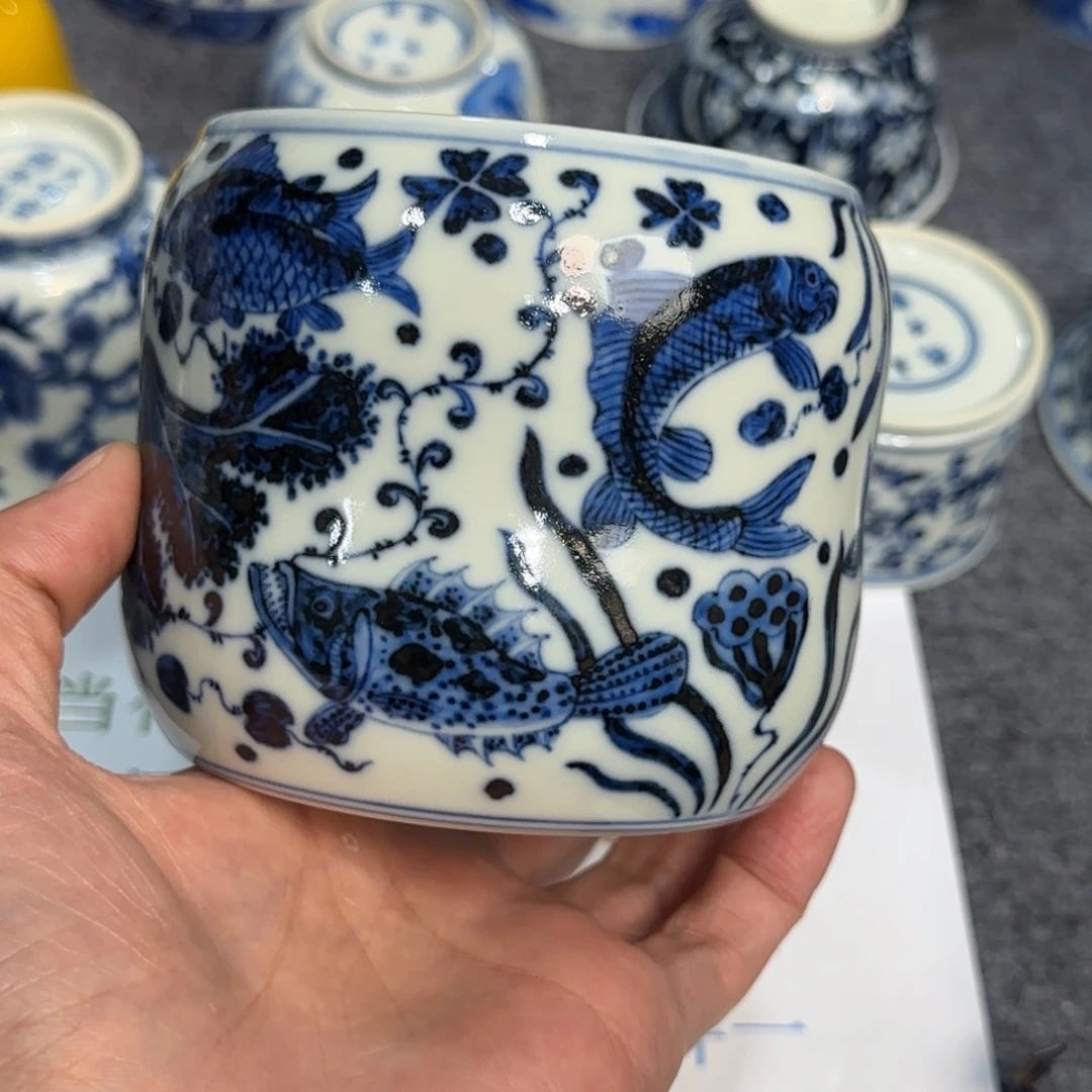 f***n瓷杯子当代仿古精品全手工