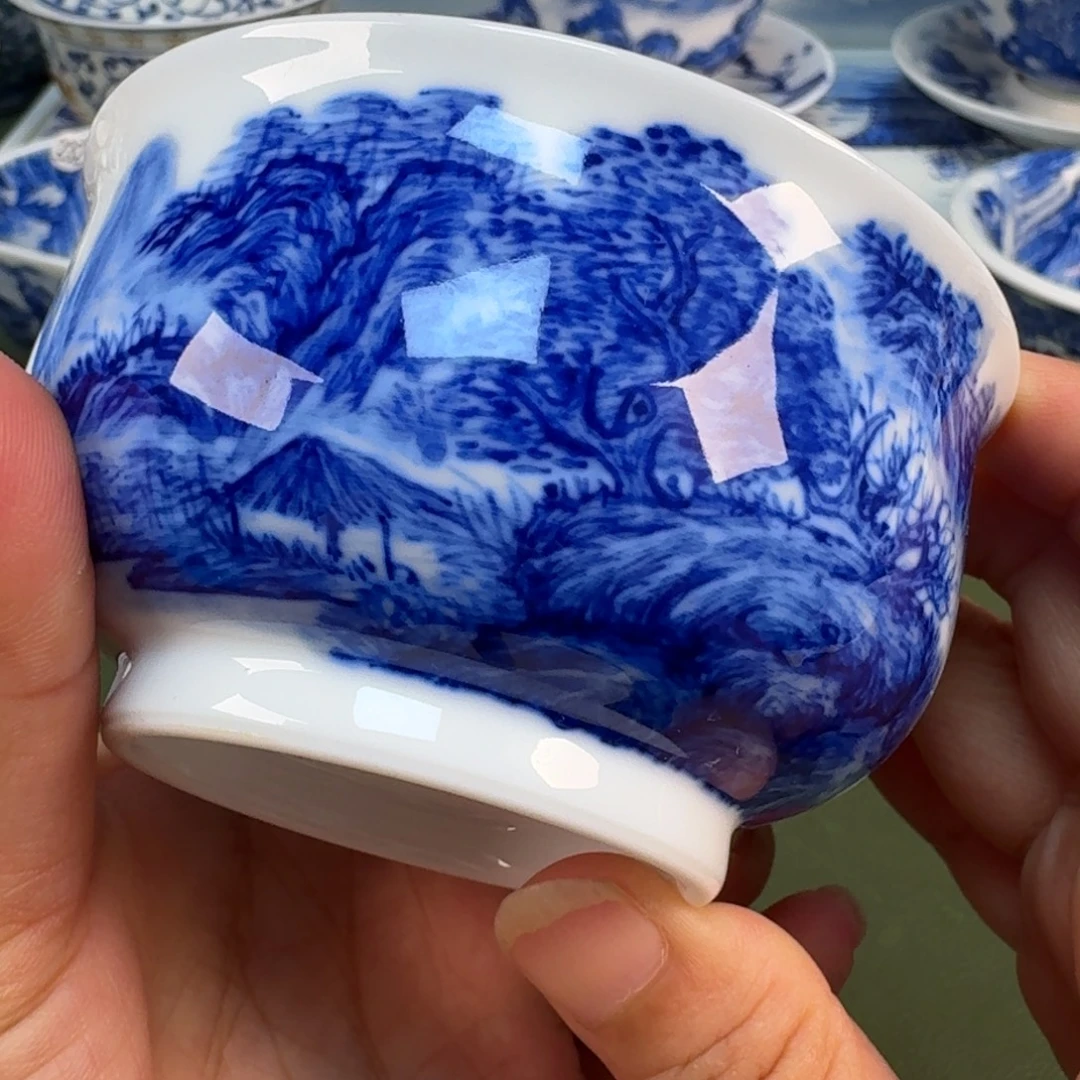 景德镇纯手绘茶具圆圆226