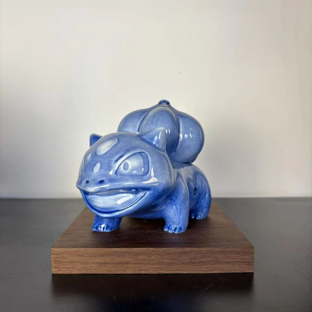 【青花色】陶瓷潮玩摆件创意装饰家居饰品工艺品C04