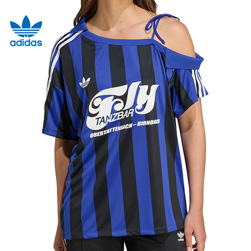 adidas阿迪达斯【西】三叶草女子运动休闲短袖T恤KD2278