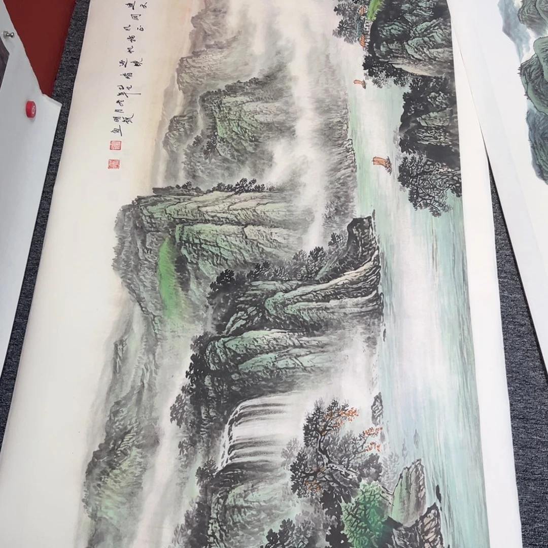 手绘作品今天这忙卖赚钱吗