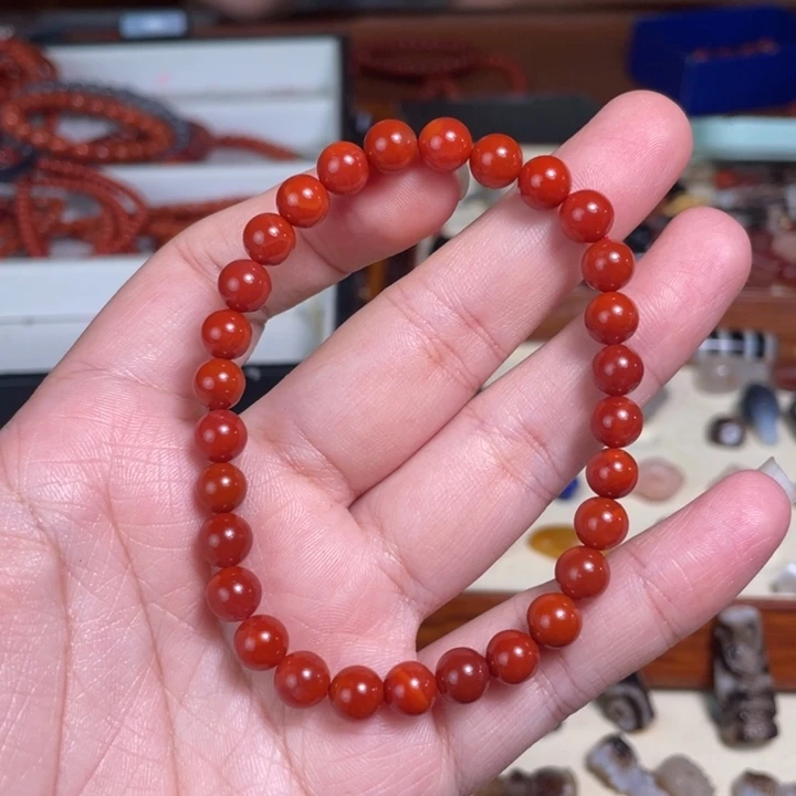 南红玛瑙未镶嵌颈饰37
