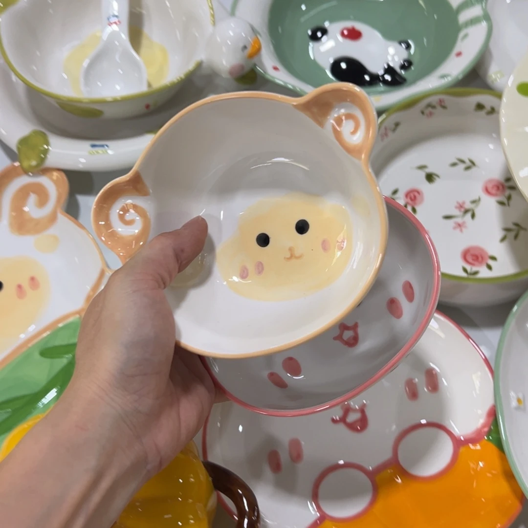 摆件高温陶瓷釉下彩正品！