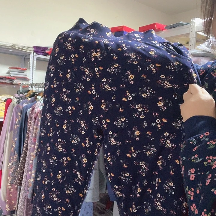 棉棉裤165斤宽松女高腰