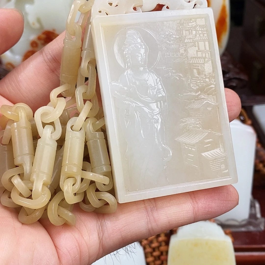 颈饰未镶嵌和田玉