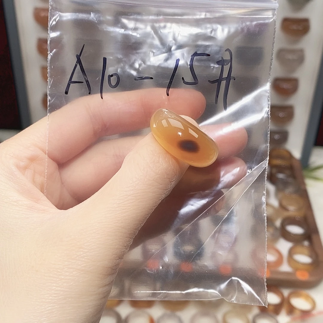 玛瑙/玉髓未镶嵌戒指港15码不退换包容