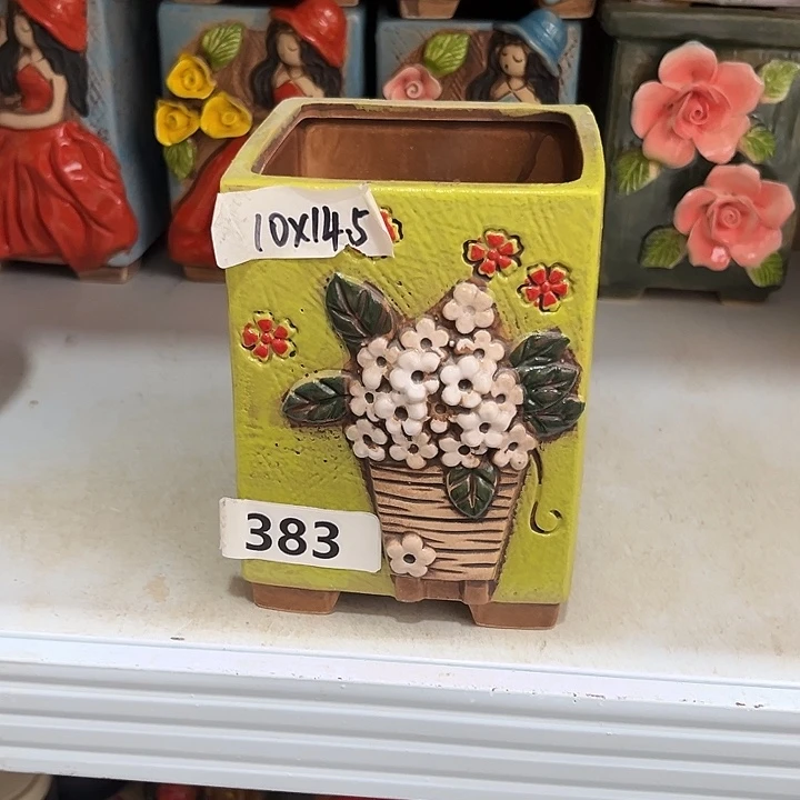 粗陶材质多肉花盆