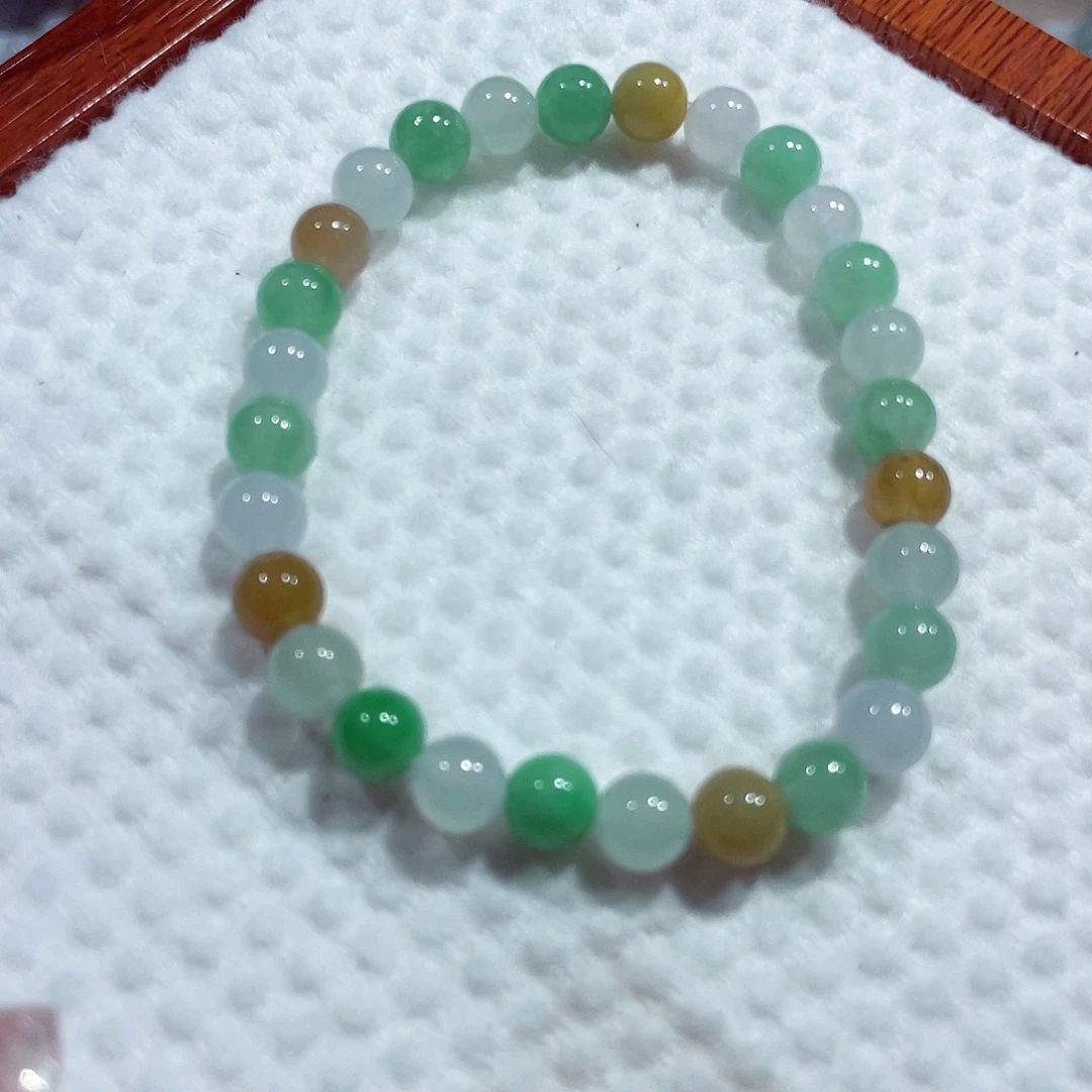 未镶嵌手链翡翠天然缅甸翡翠A货卡6.8