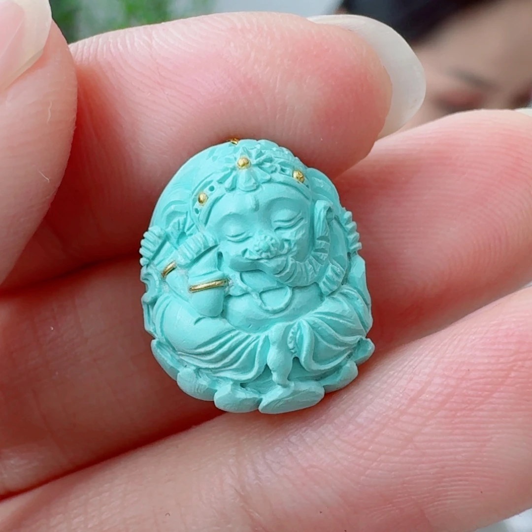 未镶嵌绿松石珠宝奇石