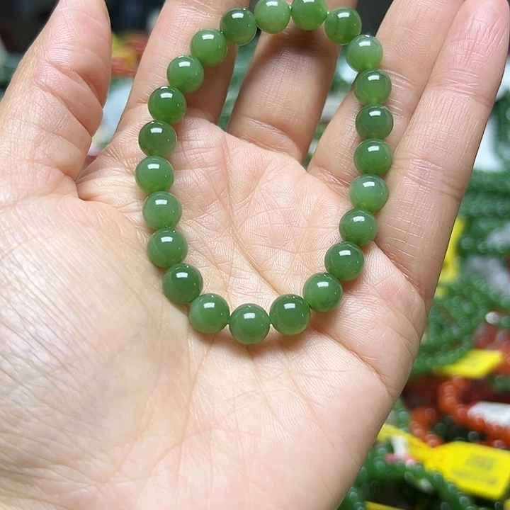 和田玉（碧玉）未镶嵌手链