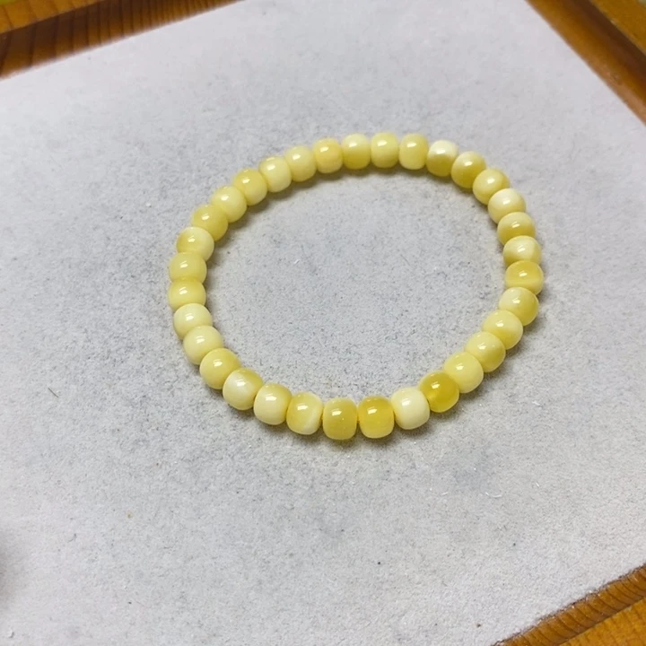 裸石蜜蜡未镶嵌手串