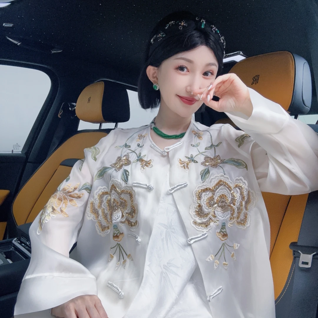 Betty Bairn【百花亭】春夏新中式国风上衣24-BW1517