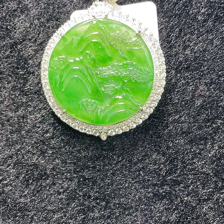 翡翠颈饰未镶嵌25，