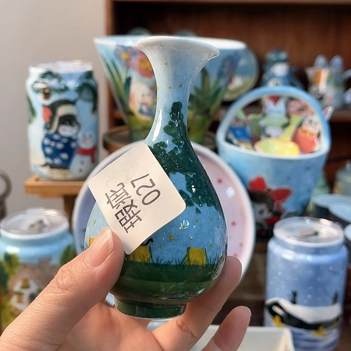 陶景德镇釉下手绘陶瓷