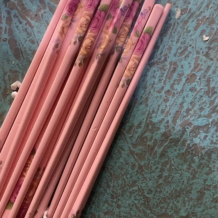 摆件陶红稀土筷子10双