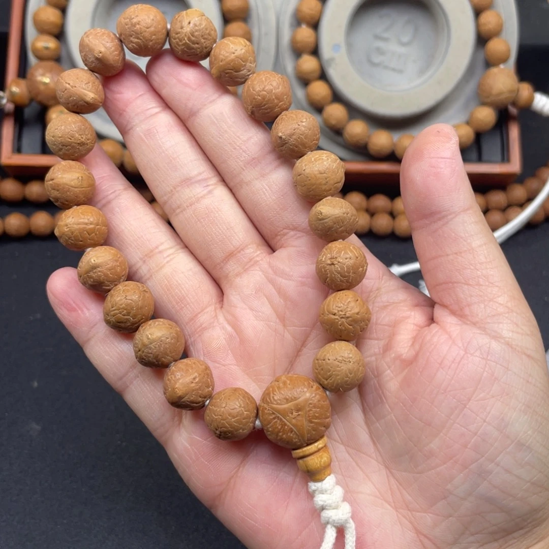 手串凤眼菩提L42-K03凤眼菩提12+同树黄皮