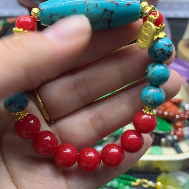 玛瑙/玉髓颈饰合金吊坠