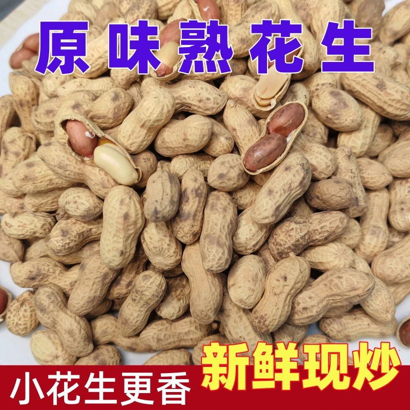 【25年小珍珠】柴火炒花生铁锅花生带壳原味珍珠炒熟零食原味炒花生