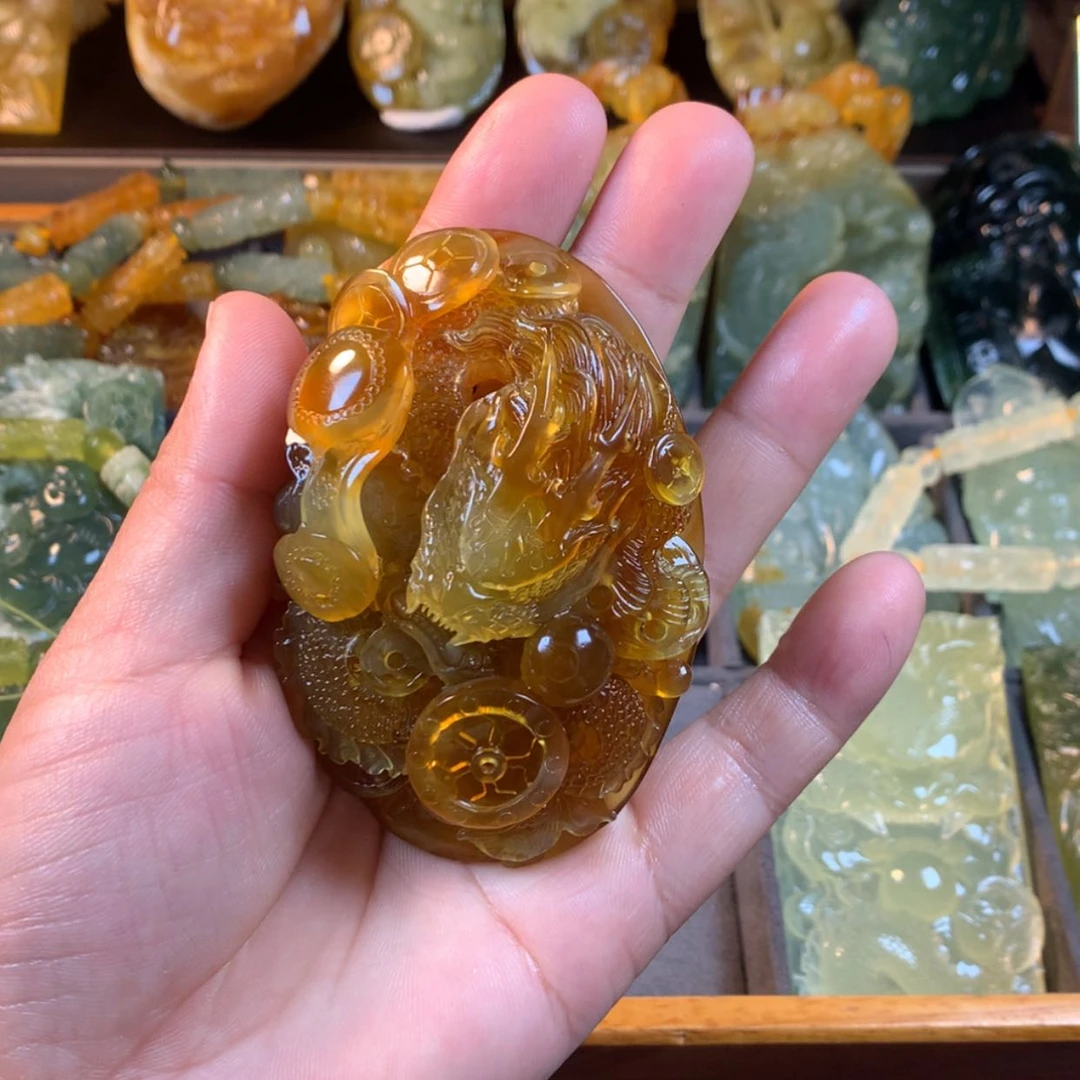 【闪购商品】蛇纹石玉未镶嵌颈饰