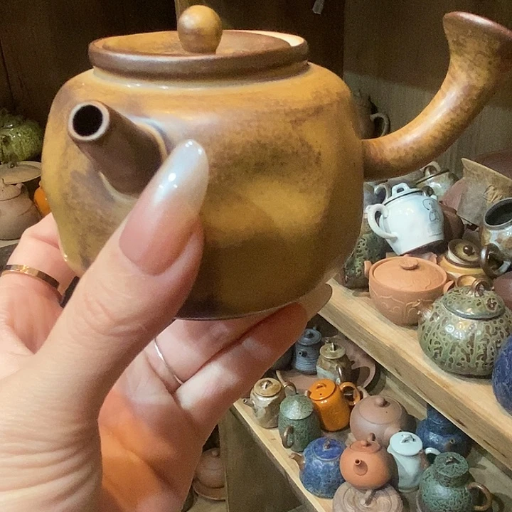 柴烧老岩泥高端茶器