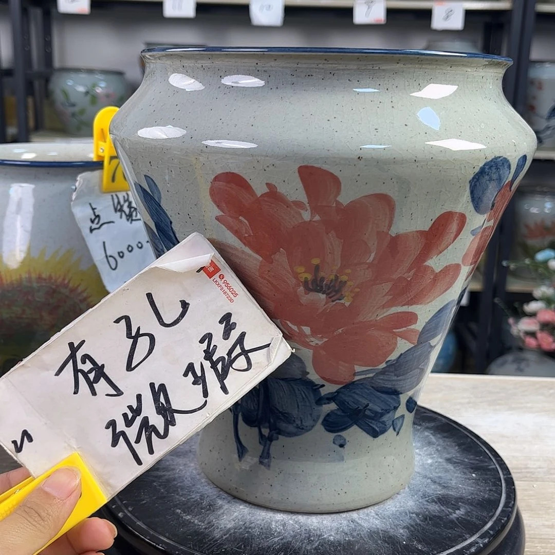 罐慧*1xc景德镇陶瓷花盆