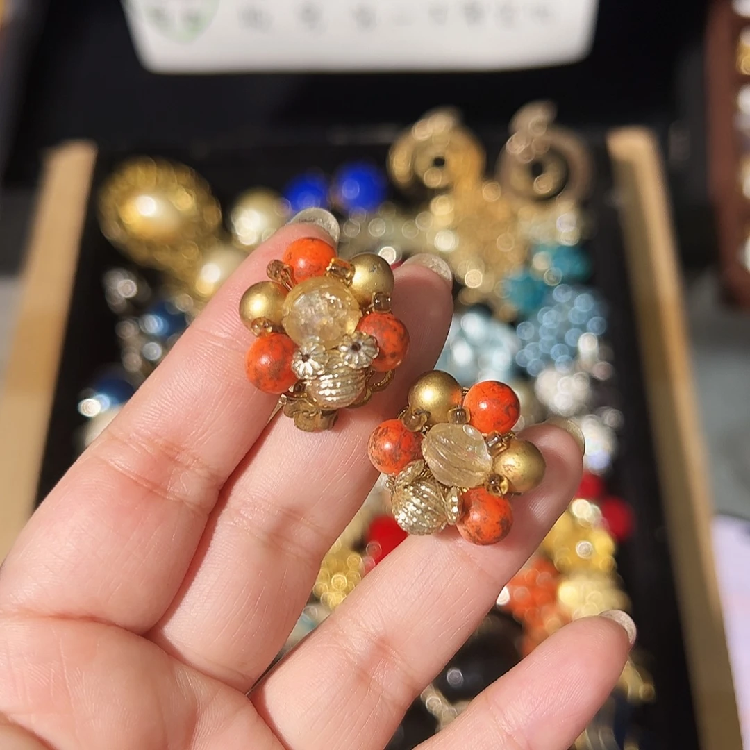 纯铜合成碳硅石耳夹 不退换