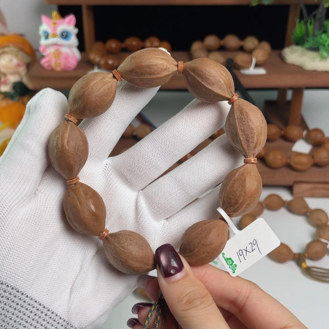 手串橄榄核原生态19/29梅林铁核素串