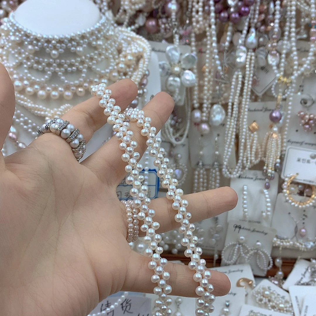 *****银S925镶嵌耳饰淡水珍珠