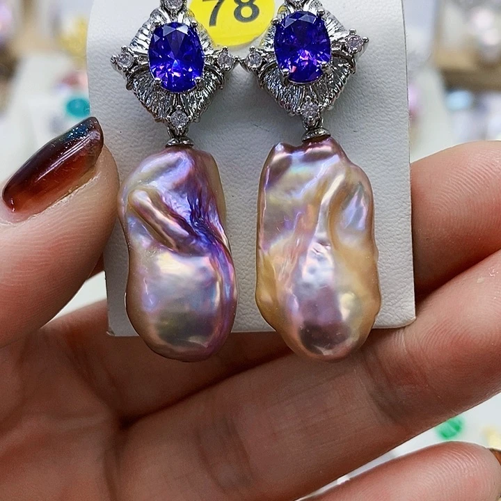 颈饰银S925镶嵌淡水珍珠