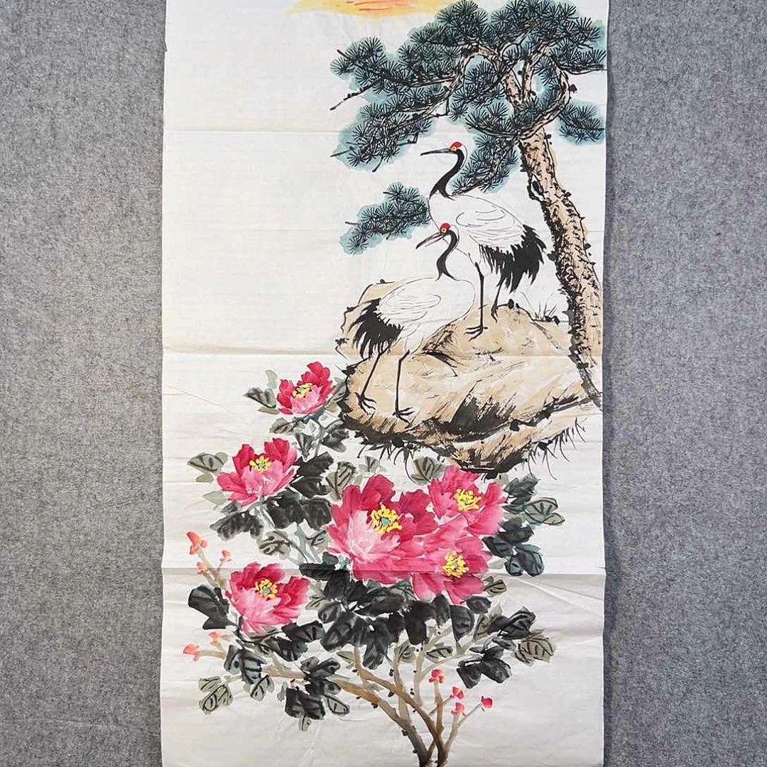 国画463 牡丹之花之香飘四时