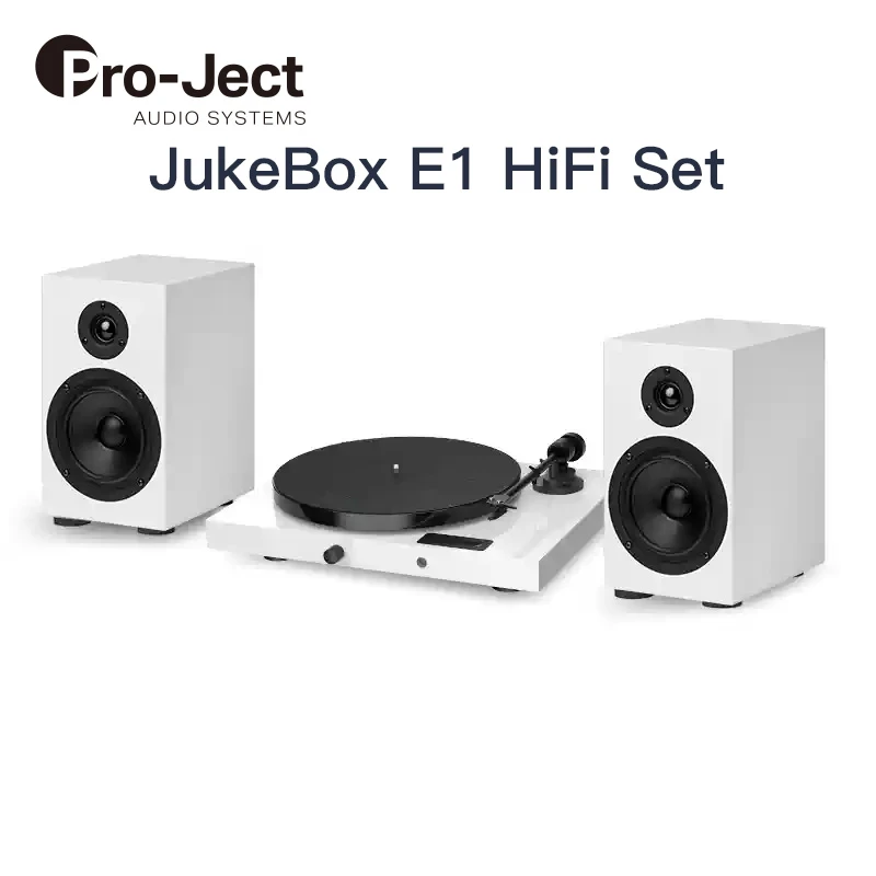 Pro-Ject奥地利宝碟黑胶唱盘机jukebox E1 HIFI一体式音响套装