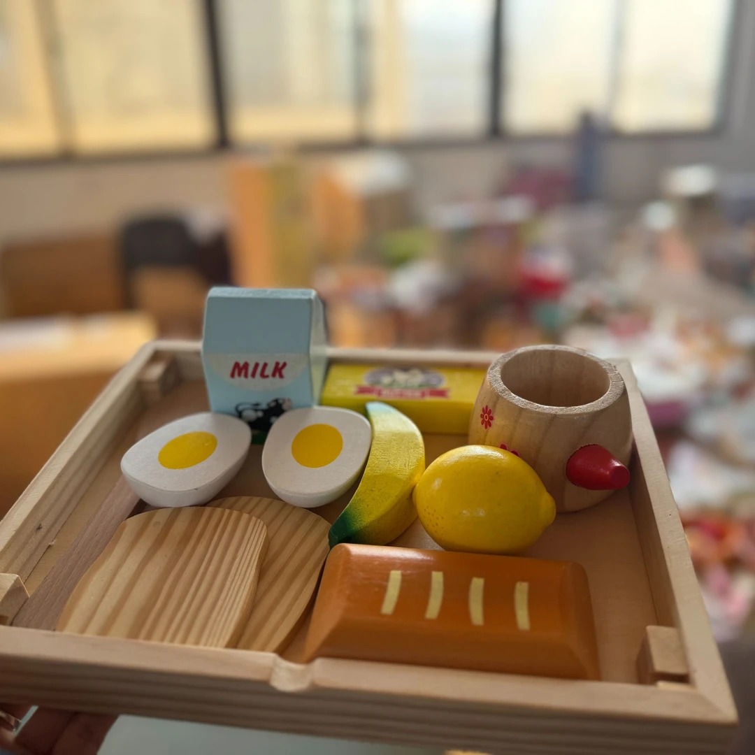 儿童木质玩具仿真实物美味早餐