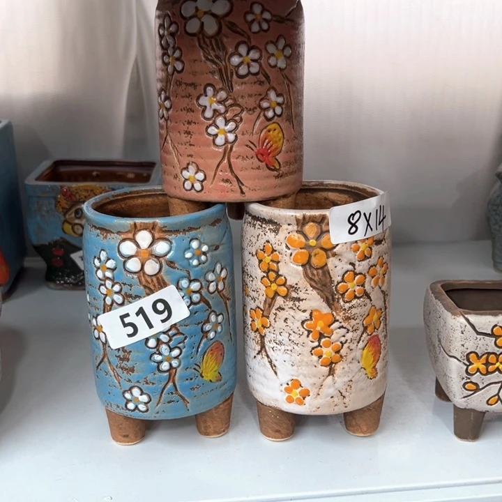 紫砂花盆粗陶材质多肉花盆