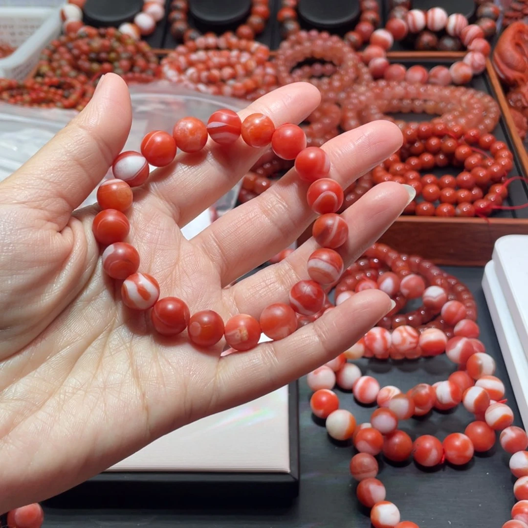 南红玛瑙手链未镶嵌*️