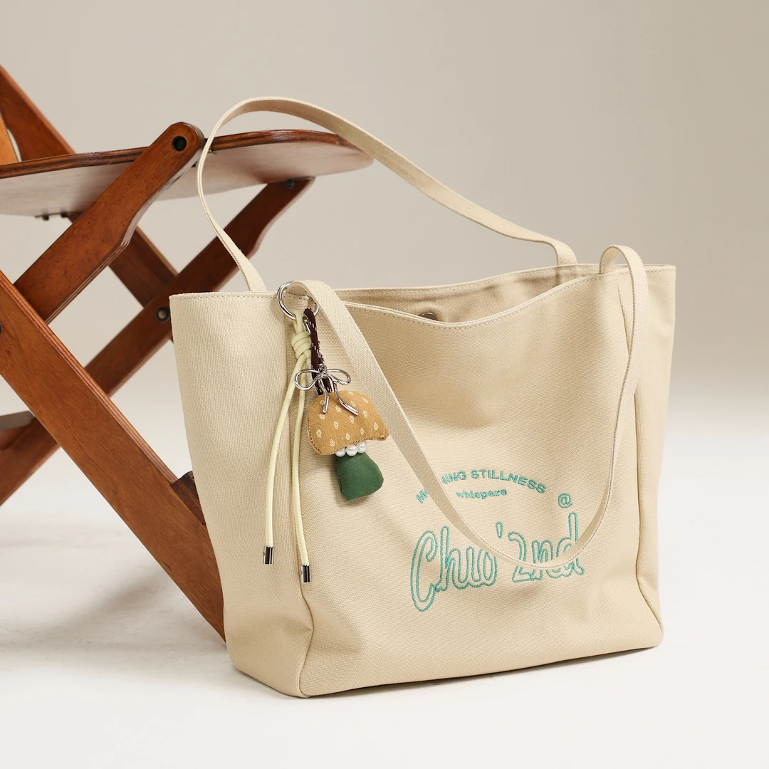 南风Chio2nd 托特包简约印花帆布包包女士大容量手提单肩包