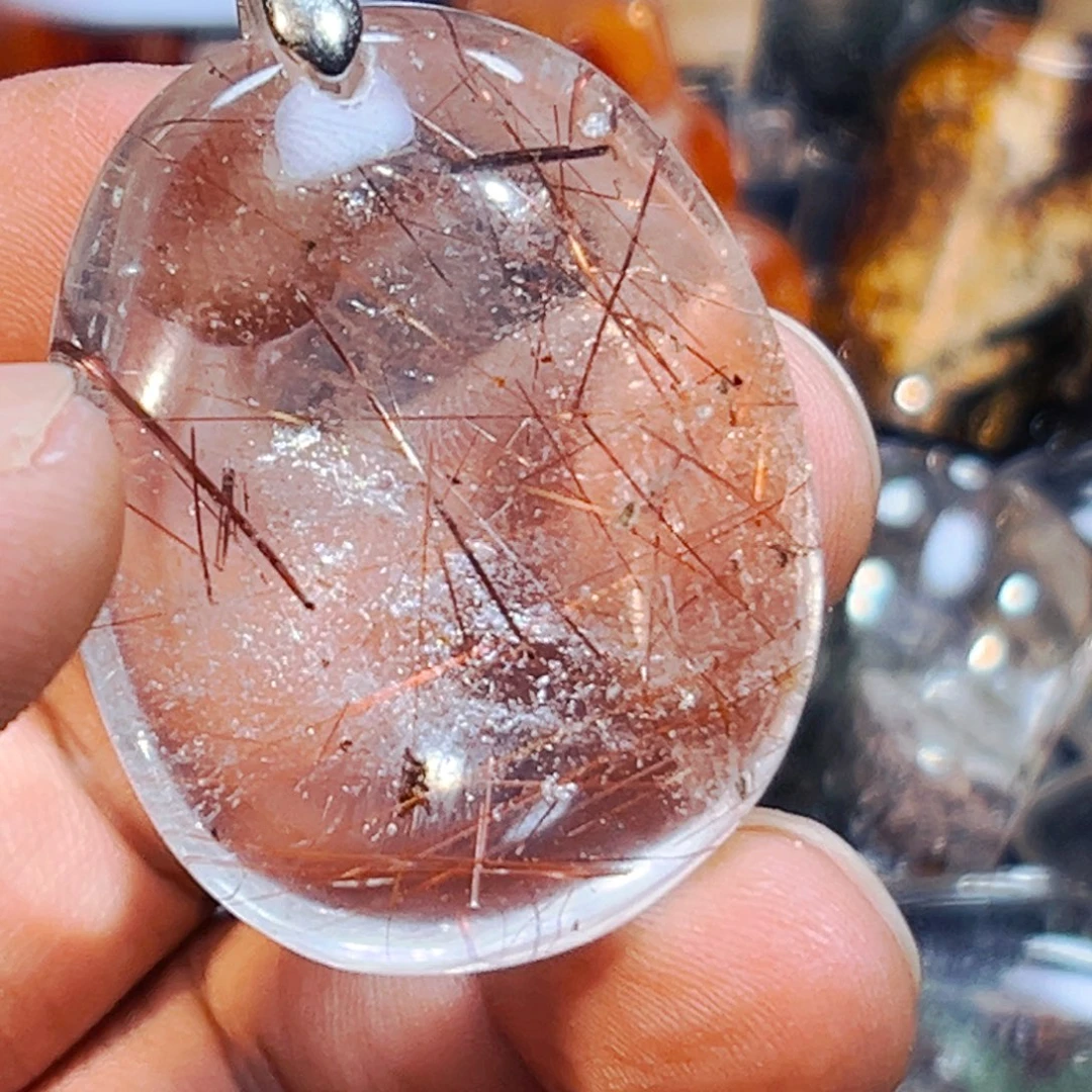 猴***月颈饰未镶嵌水晶水晶23