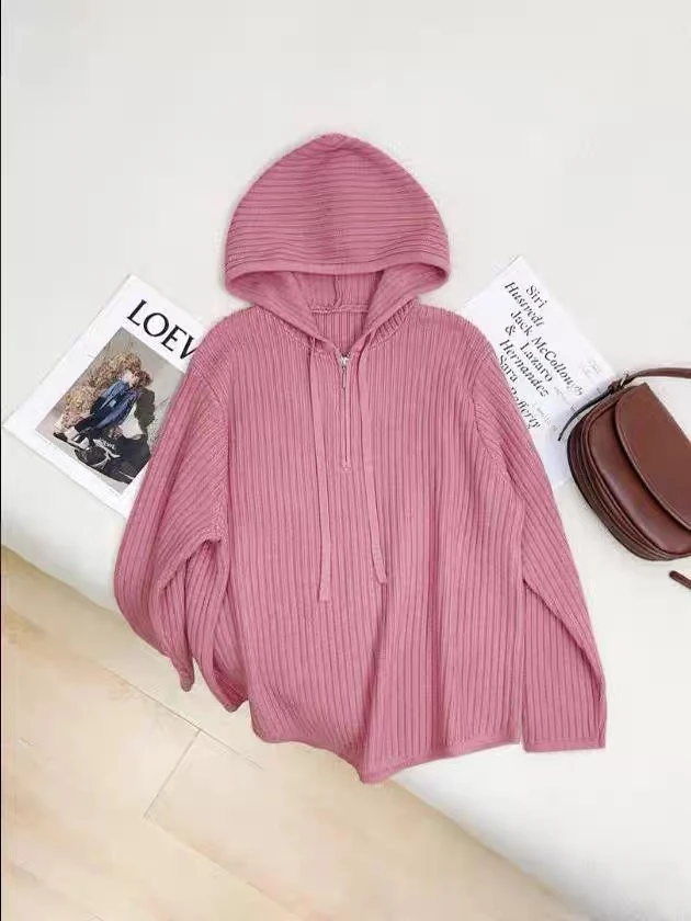 静姐 欧货圆领撞色长袖休闲两件针织衫毛衣251220