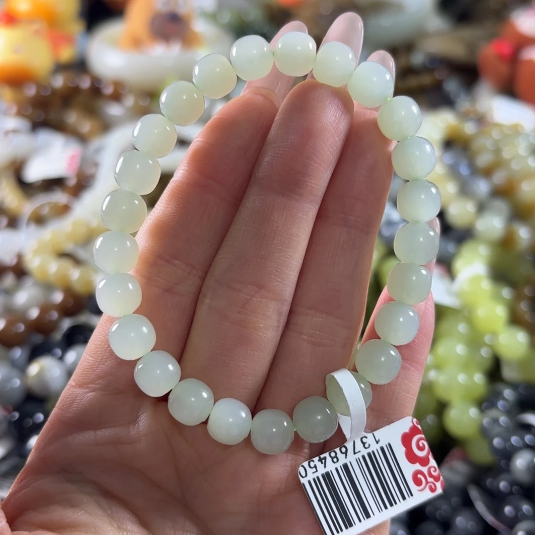 和田玉未镶嵌手串24