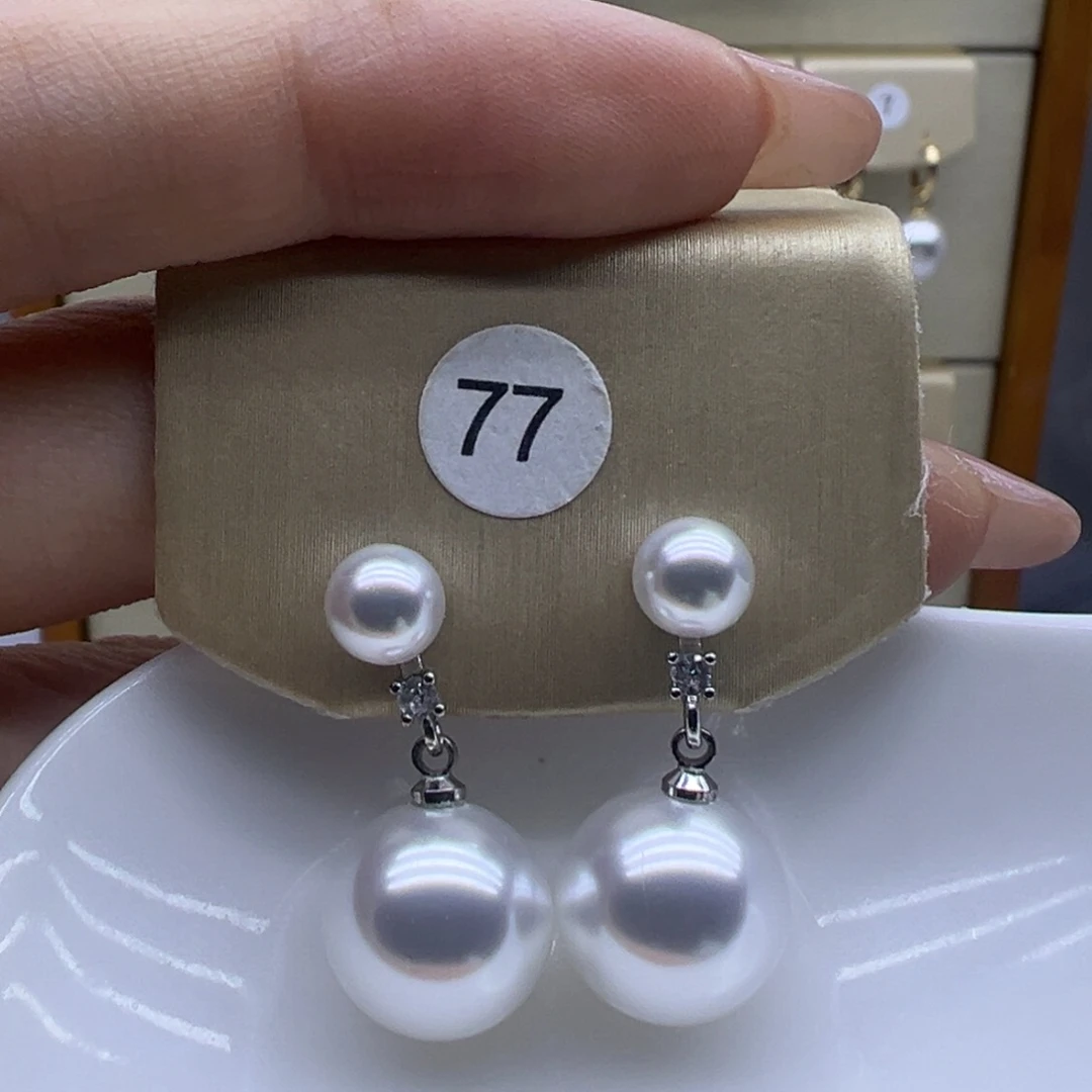 淡水珍珠耳饰未镶嵌