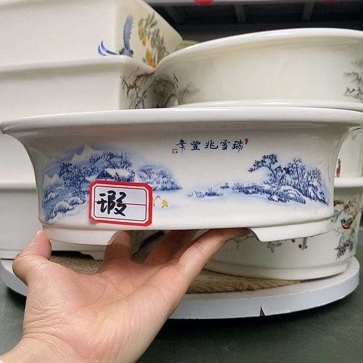 紫砂宜兴紫砂花盆